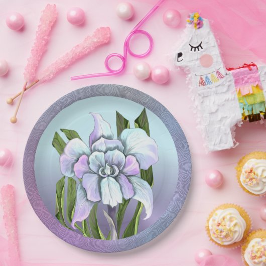 Smeraldo Blume Pappteller (Party)