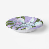 Smeraldo Blume Pappteller (Gewinkelt)