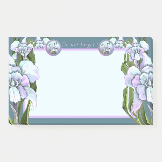 Smeraldo Blume Post-it Klebezettel (Vorderseite)