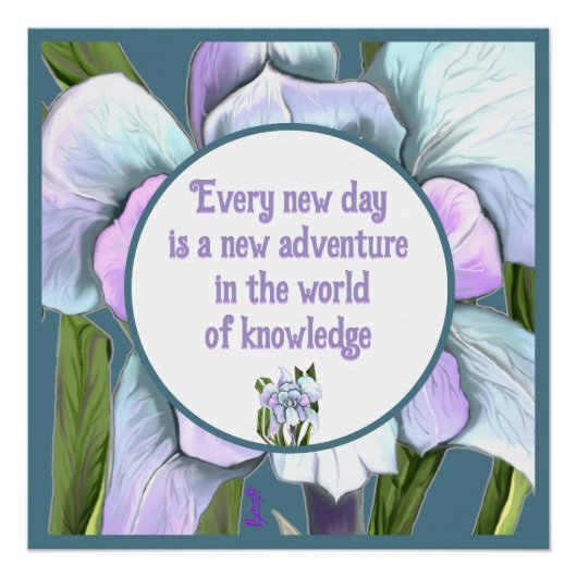 Smeraldo Blume Poster (Vorderseite)