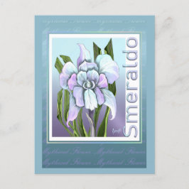 Smeraldo Blume Postkarte