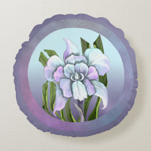 Smeraldo Blume Rundes Kissen