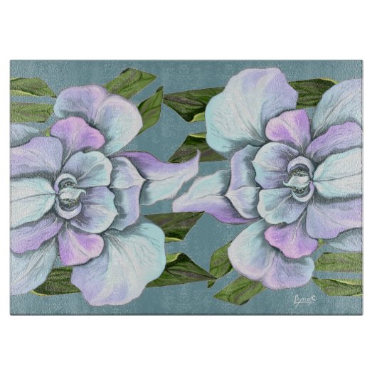 Smeraldo Blume Schneidebrett (Vorderseite)