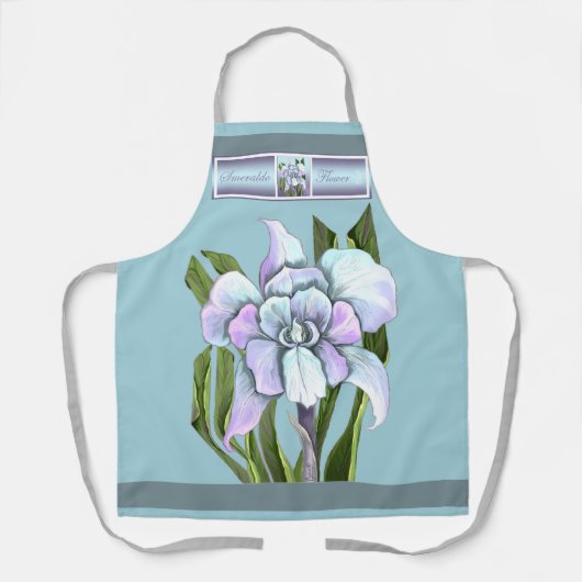 Smeraldo Blume Schürze (Vorderseite)