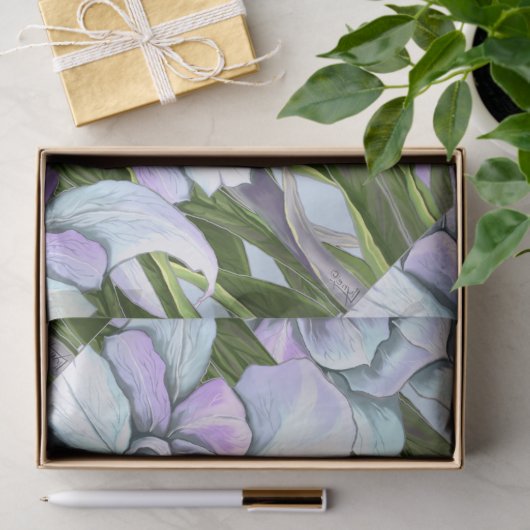 Smeraldo Blume Seidenpapier (Geschenk)