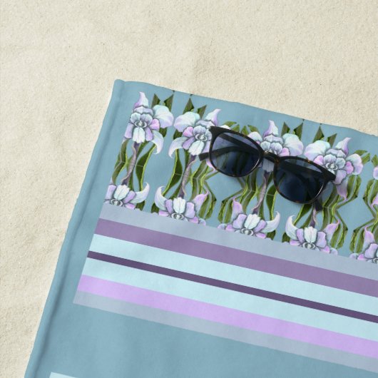 Smeraldo Blume Strandtuch (Beispiel)