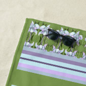 Smeraldo Blume Strandtuch (Beispiel)