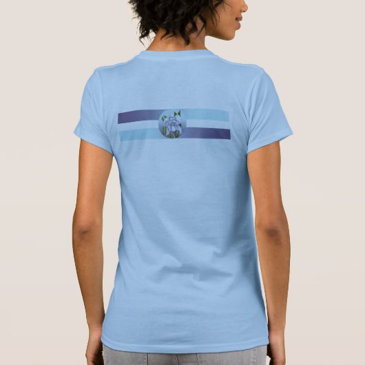 Smeraldo Blume T - Shirt (Rückseite)