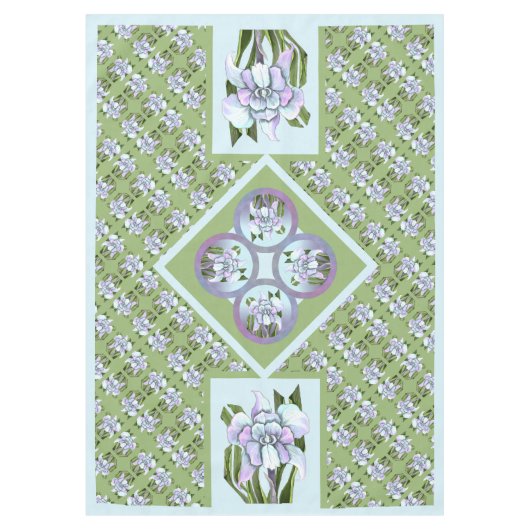 Smeraldo Blume Tischdecke (Vorderseite)