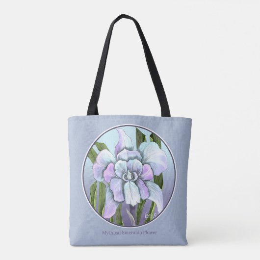 Smeraldo Blume Tote Tasche (Rückseite)