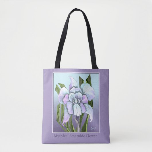 Smeraldo Blume Tote Tasche (Vorderseite)