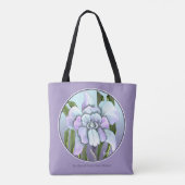 Smeraldo Blume Tote Tasche (Rückseite)