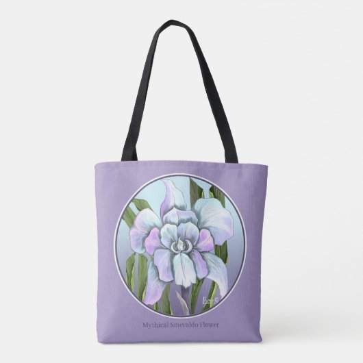 Smeraldo Blume Tote Tasche (Rückseite)