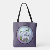 Smeraldo Blume Tote Tasche (Rückseite)