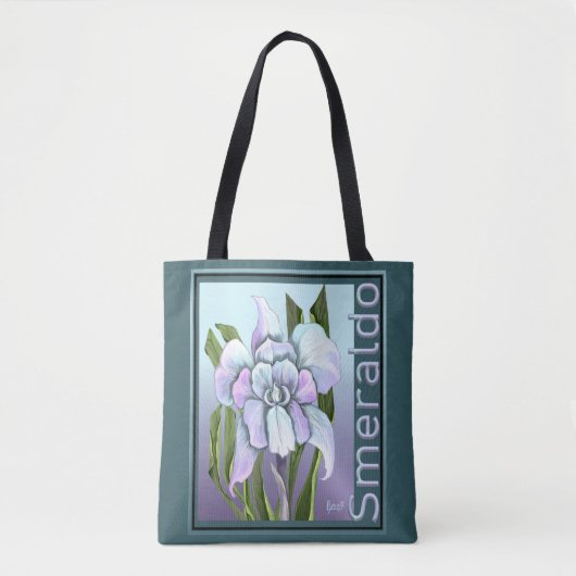 Smeraldo Blume Tote Tasche (Vorderseite)