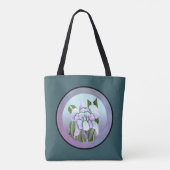 Smeraldo Blume Tote Tasche (Rückseite)