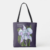 Smeraldo Blume Tote Tasche (Rückseite)