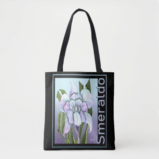 Smeraldo Blume Tote Tasche (Vorderseite)