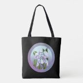 Smeraldo Blume Tote Tasche (Rückseite)