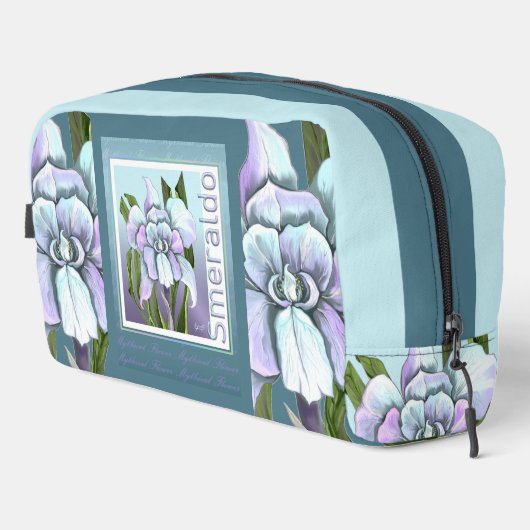 Smeraldo Blume Waschbeutel (Rechte Ecke)