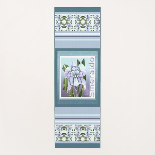 Smeraldo Blume Yoga Mat Yogamatte (Vorderseite)