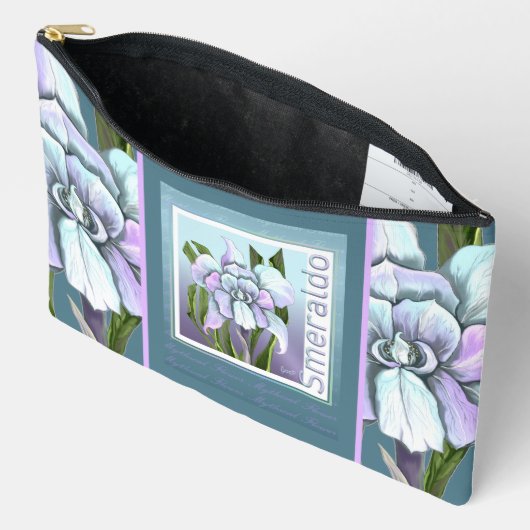 Smeraldo Blume Zubehörtasche (Offen)