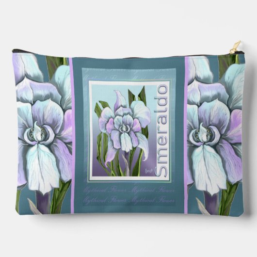 Smeraldo Blume Zubehörtasche (Rückseite)