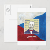Smetana Postkarte (Vorne/Hinten)