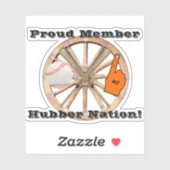Smethport Hubber Nation Baseball Softball Fan Aufkleber (Blatt)
