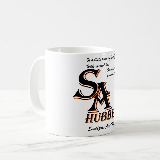 Smethport Hubbers Alma Mater Tasse (Vorderseite Links)