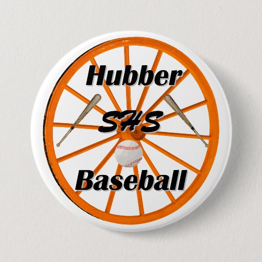 Smethport Hubbers Baseball-Fan-Taste Button (Vorderseite)