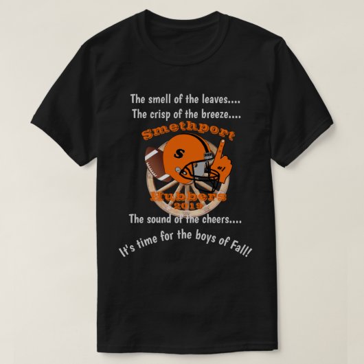 Smethport Hubbers Boys of Fall Dunkle Farbe T-Shirt (Design vorne)