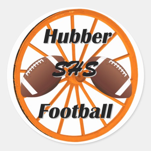 Smethport Hubbers Football Fan Stickers (Vorderseite)