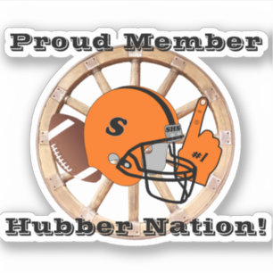 Smethport Hubbers Hubber Nation Football Fan Aufkleber