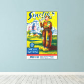 Smetjes WeinlabelEuropa Leinwanddruck (Insitu (Holzboden))