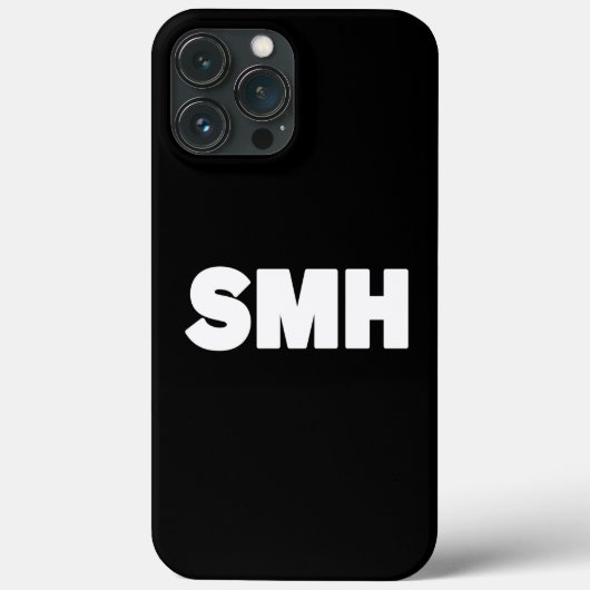 SMH | Text Slang Case-Mate iPhone Case (Rückseite)