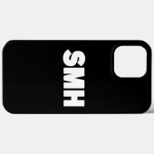 SMH | Text Slang Case-Mate iPhone Case (Rückseite (Horizontal))