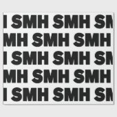 SMH | Text Slang Geschenkpapier (Flach)