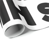 SMH | Text Slang Geschenkpapier (Rolleneckpunkt)