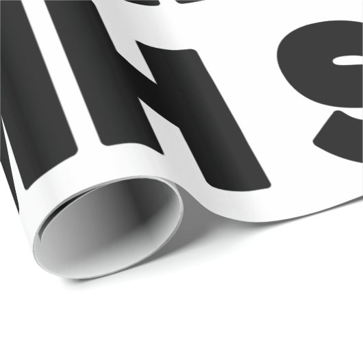 SMH | Text Slang Geschenkpapier (Rolleneckpunkt)
