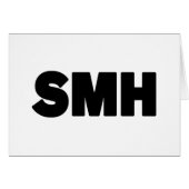 SMH | Text-Slang-Karte (Vorderseite (Horizontal))