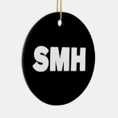 SMH | Text Slang Keramik Ornament (Rechts)