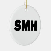 SMH | Text Slang Keramik Ornament (Rechts)