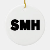 SMH | Text Slang Keramik Ornament (Vorne)