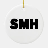 SMH | Text Slang Keramik Ornament (Hinten)