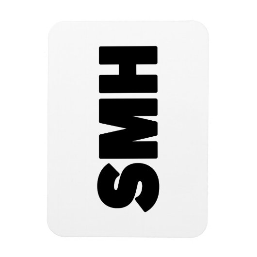 SMH | Text Slang Magnet (Vertikal)