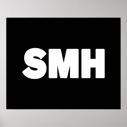SMH | Text Slang Poster (Vorne)