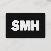 SMH | Text Slang Visitenkarte (Vorderseite)