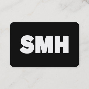SMH   Text Slang Visitenkarte