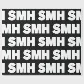 SMH | Text Slang Wrapper Paper Geschenkpapier (Flach)